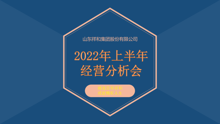 完美体育官方网站(中国)有限公司召开2022年上半年经营分析会